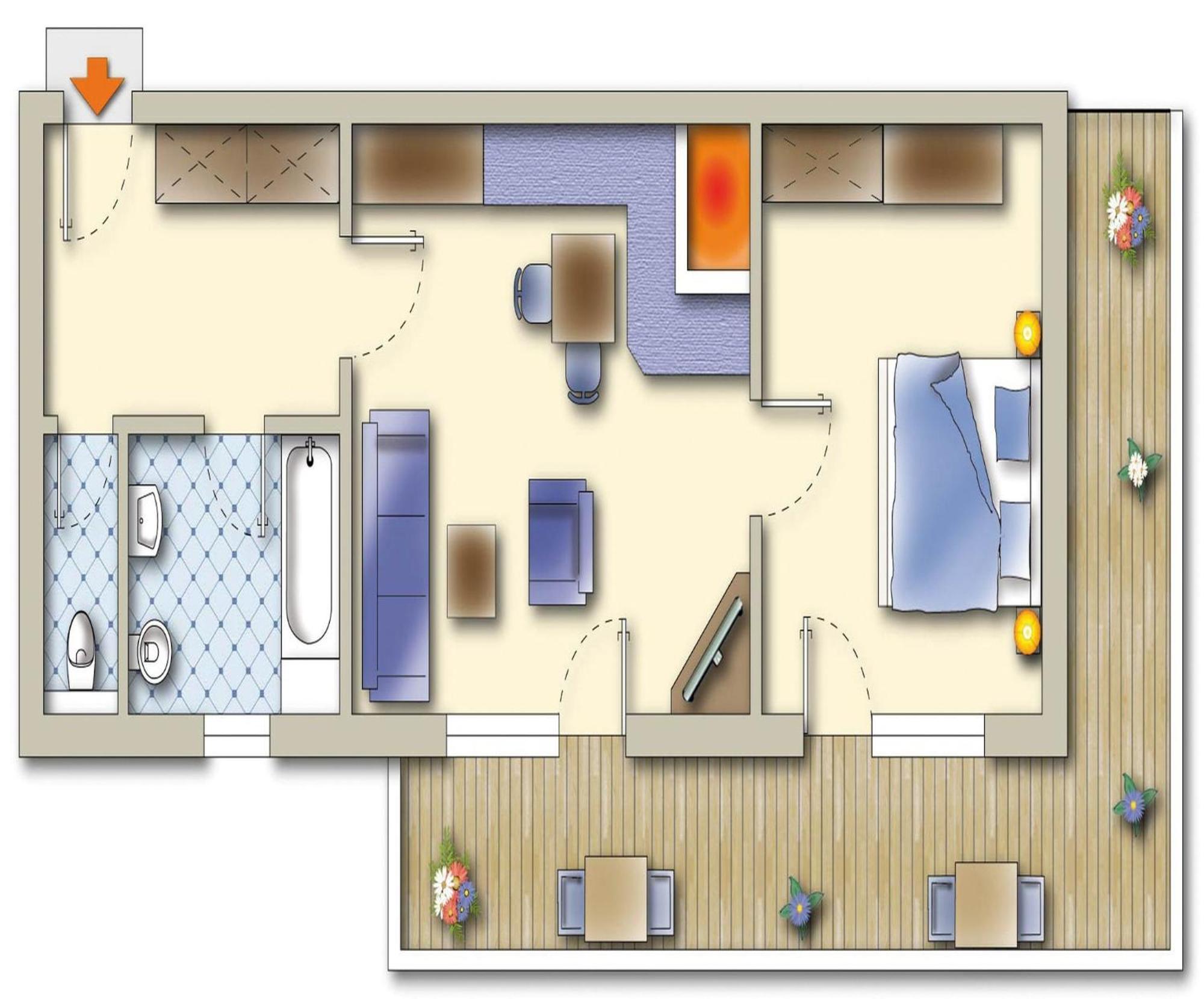 Der Rindererhof Hotel Tux Bilik gambar